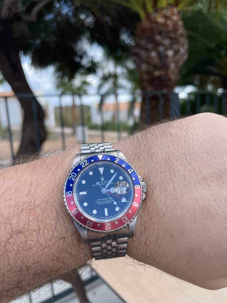 Rolex GMT-Master II with a Pepsi bezel