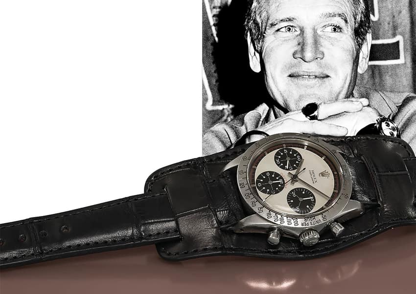 Paul Newman's Daytona sold for a staggering sum at auction. Image courtesy of Phillips