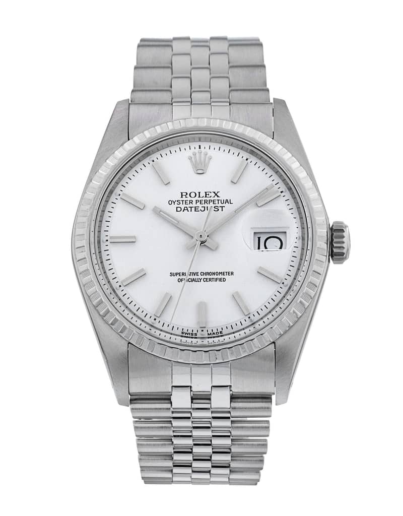 Rolex Datejust 16030, White dial, 36mm Oystersteel