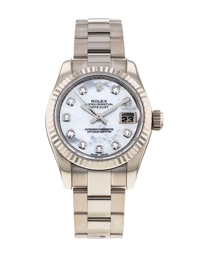Rolex Lady-Datejust 179179, Mother-of-Pearl dial, 26mm White Gold
