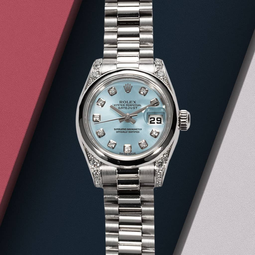 Rolex Lady-Datejust 179296, Mother-of-Pearl dial, 31mm Platinum