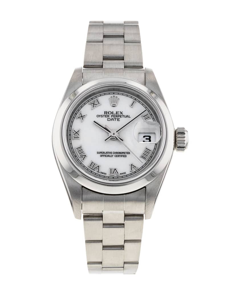 Rolex Lady-Datejust 79160, White dial, 26mm Oystersteel
