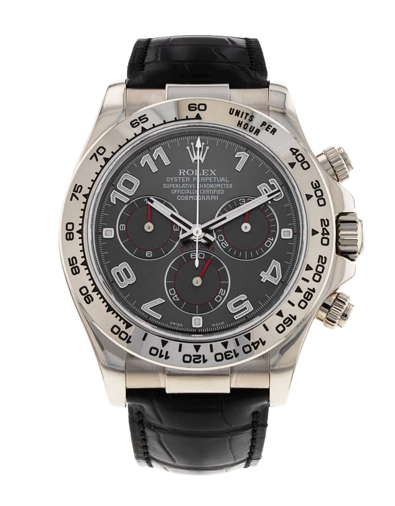 Rolex Cosmograph Daytona 116519, Slate dial, 40mm White Gold