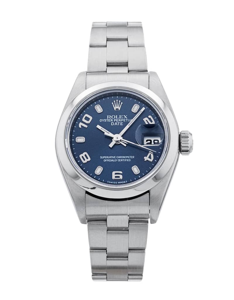 Rolex Lady-Datejust 79160, Blue dial, 26mm Oystersteel