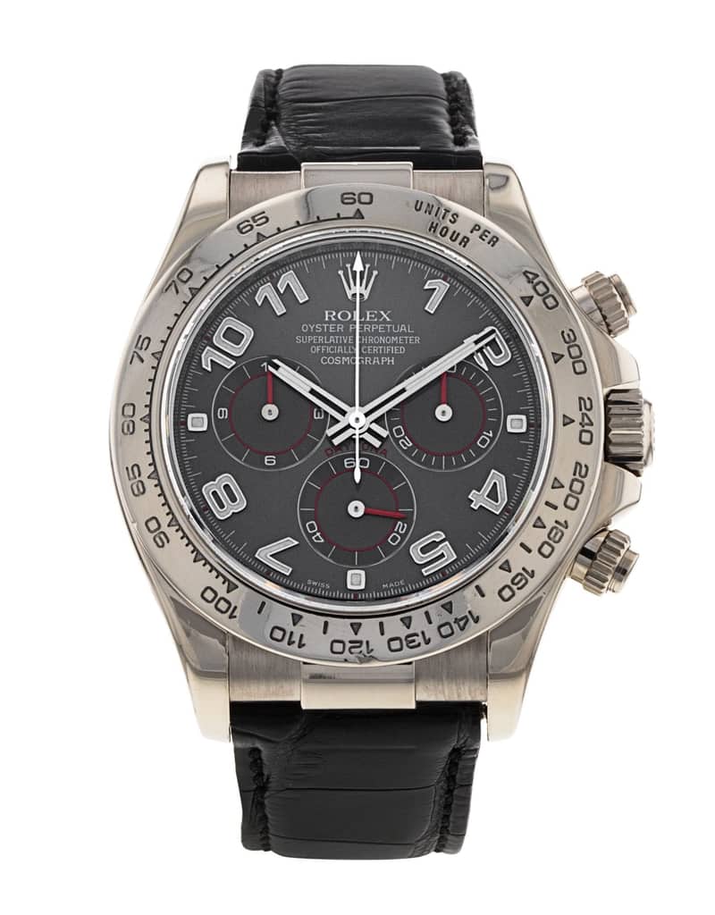 Rolex Cosmograph Daytona 116519, Slate dial, 40mm White Gold