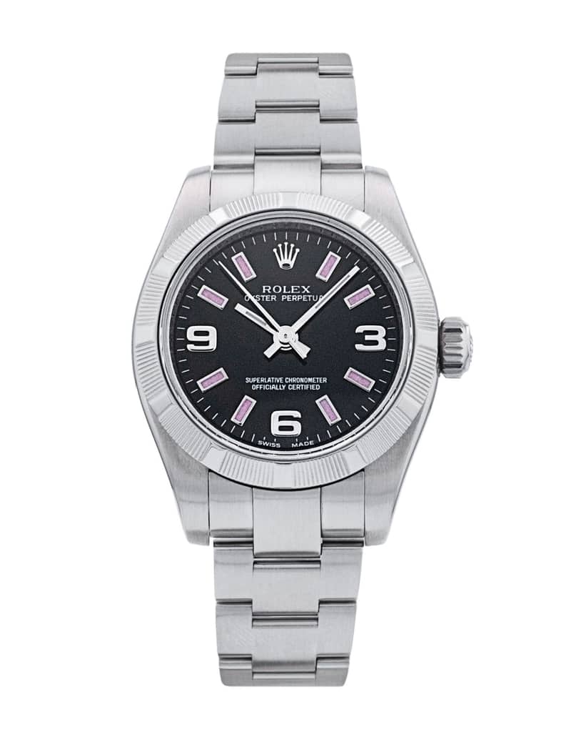Rolex Oyster Perpetual 26 176210, Black dial, 26mm Oystersteel