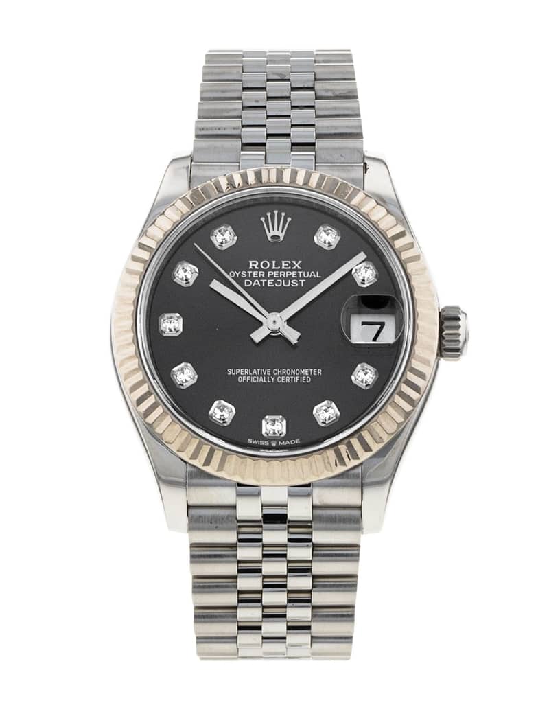 Rolex Lady-Datejust 278274, Slate dial, 31mm Steel & White Gold