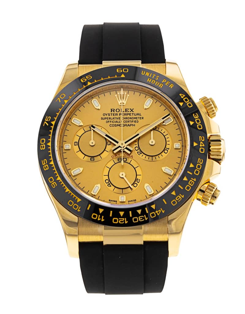 Rolex Cosmograph Daytona 116518 LN, Champagne dial, 40mm Yellow Gold