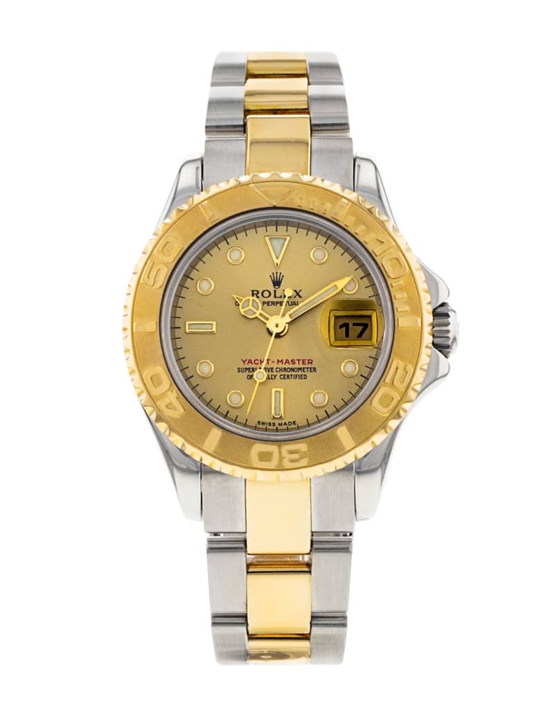 Rolex Yacht-Master 169623, Champagne dial, 29mm Steel & Yellow Gold