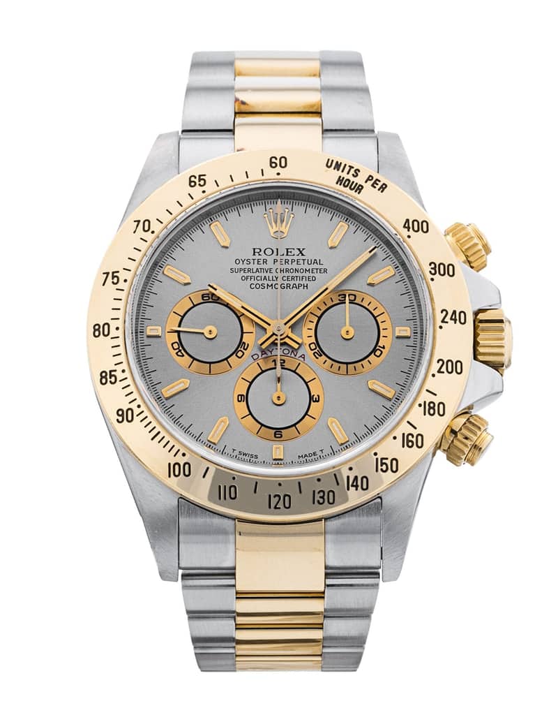 Rolex Cosmograph Daytona 16523, Slate dial, 40mm Steel & Yellow Gold