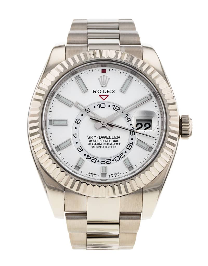 Rolex Sky-Dweller 326939, White dial, 42mm White Gold