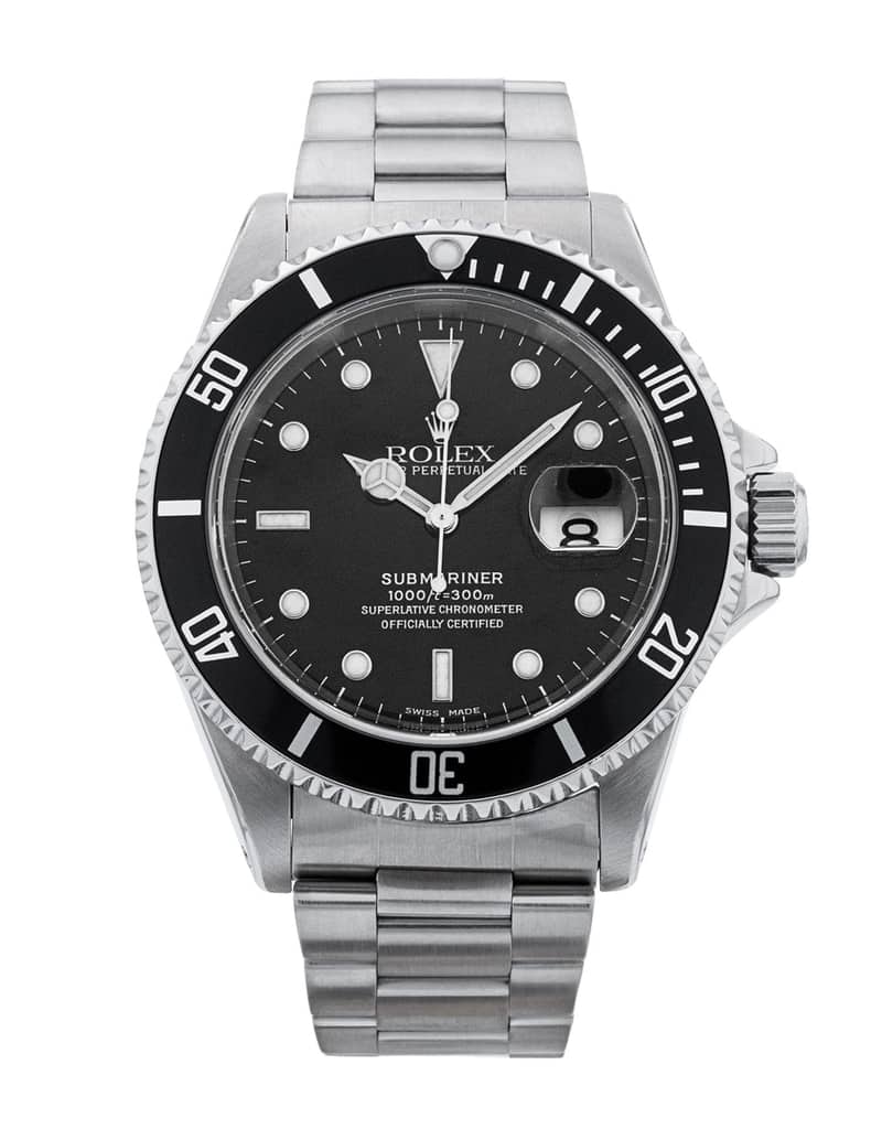 Rolex Submariner 16610, Black dial, 40mm Oystersteel