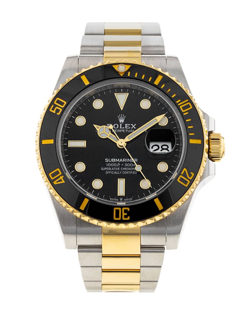 Rolex Submariner 126613 LN, Black dial, 41mm Steel & Yellow Gold