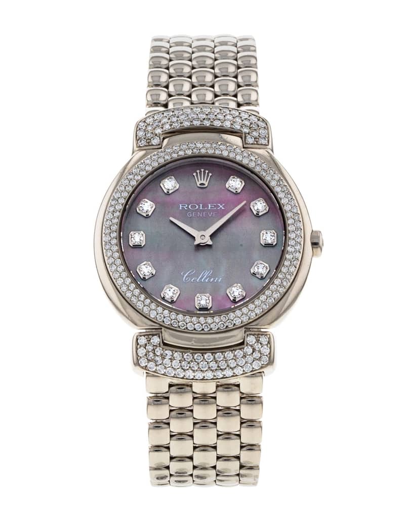 Rolex Cellini 6673, Mother-of-Pearl dial, 26mm White Gold
