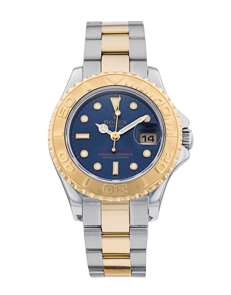 Rolex Yacht-Master 169623, Blue dial, 29mm Steel & Yellow Gold