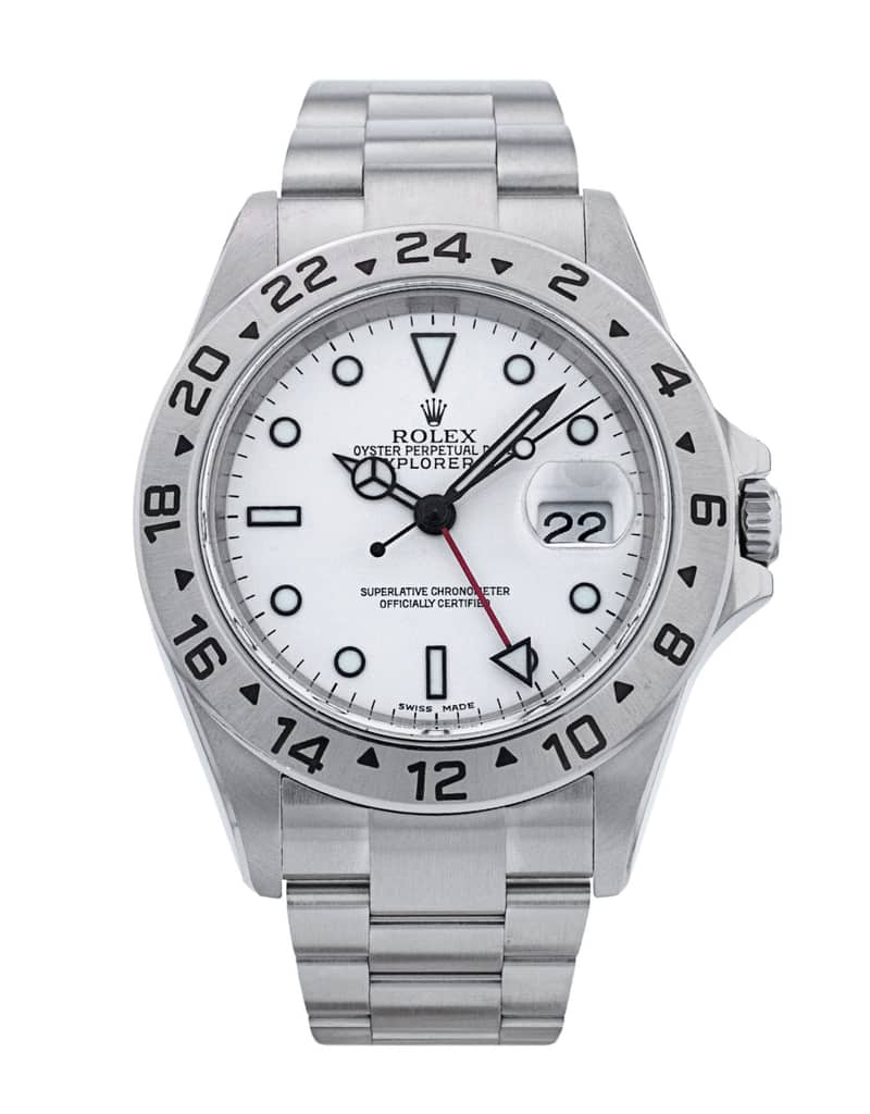 Rolex Explorer II 16570, White dial, 40mm Oystersteel