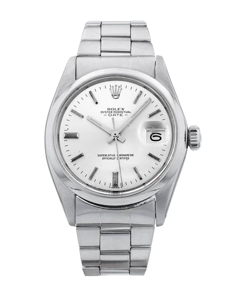 Rolex Oyster Perpetual Date 34 1500, White dial, 34mm Oystersteel