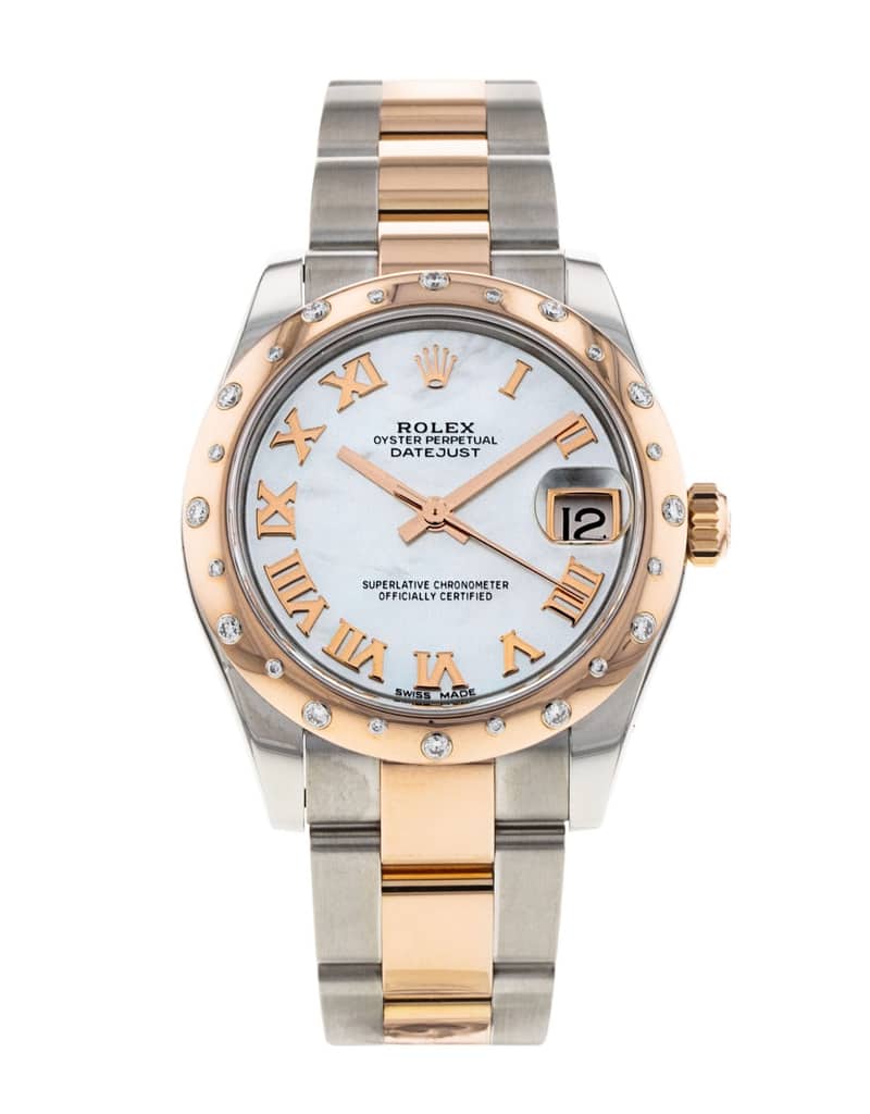 Rolex Lady-Datejust 178341, Mother-of-Pearl dial, 31mm Steel & Everose Gold