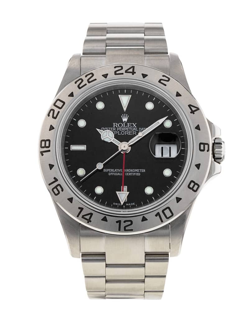 Rolex Explorer II 16570, Black dial, 40mm Oystersteel