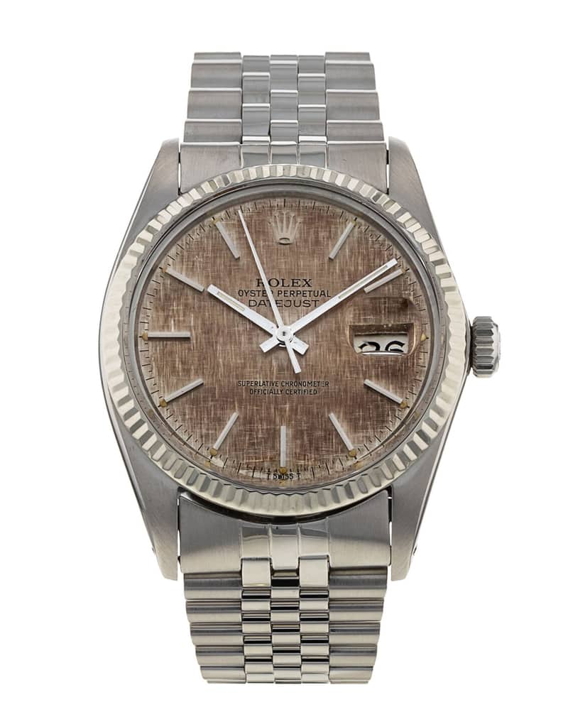 Rolex Datejust 16014, Silver dial, 36mm Steel & White Gold
