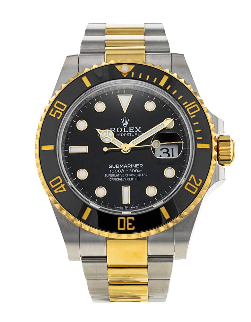 Rolex Submariner 126613 LN, Black dial, 41mm Steel & Yellow Gold