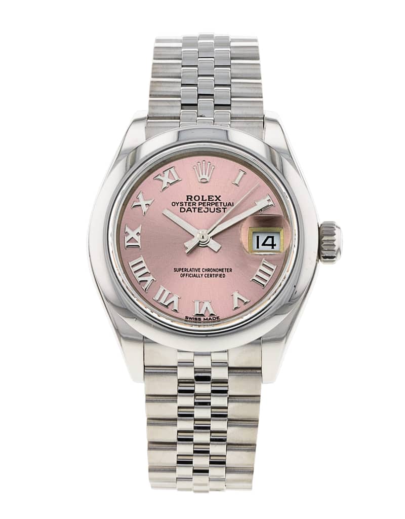 Rolex Lady-Datejust 279160, Pink dial, 28mm Oystersteel