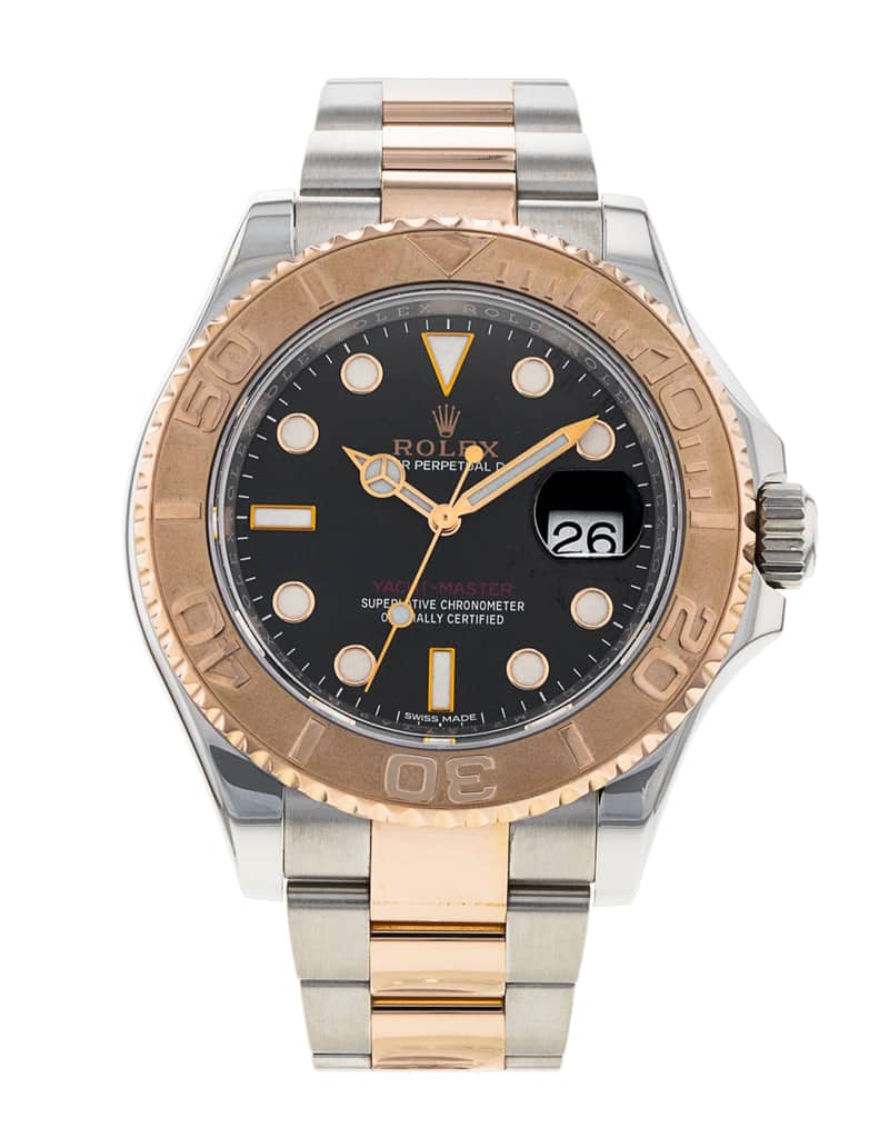 Rolex Yacht-Master 116621, Black dial, 40mm Steel & Everose Gold