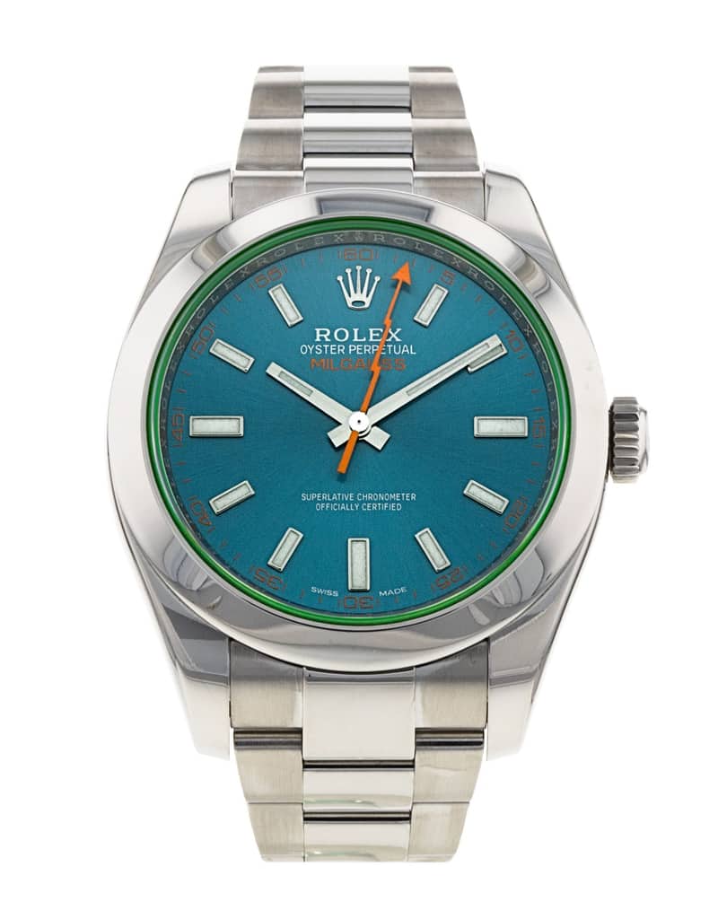Rolex Milgauss 116400 GV, Blue dial, 40mm Oystersteel