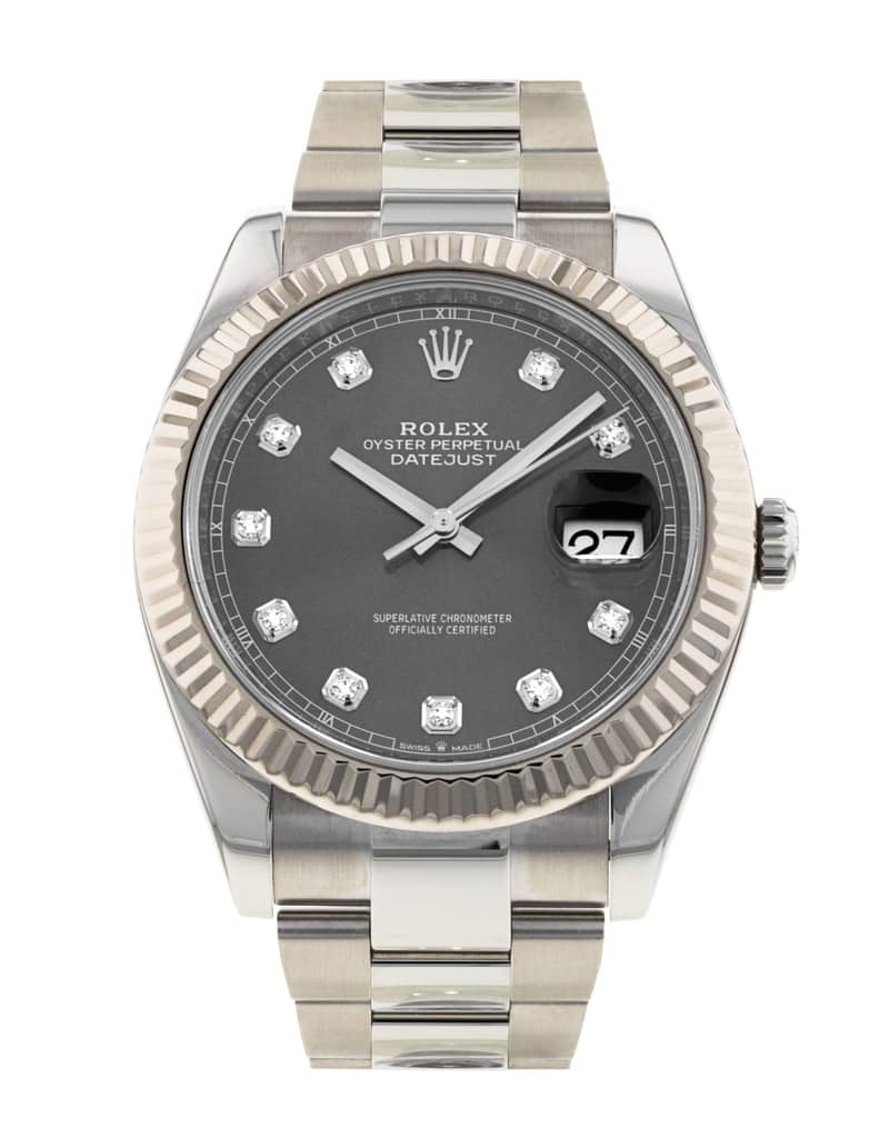 Rolex Datejust 126334, Slate dial, 41mm Steel & White Gold