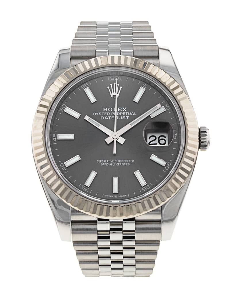 Rolex Datejust 126334, Slate dial, 41mm Steel & White Gold