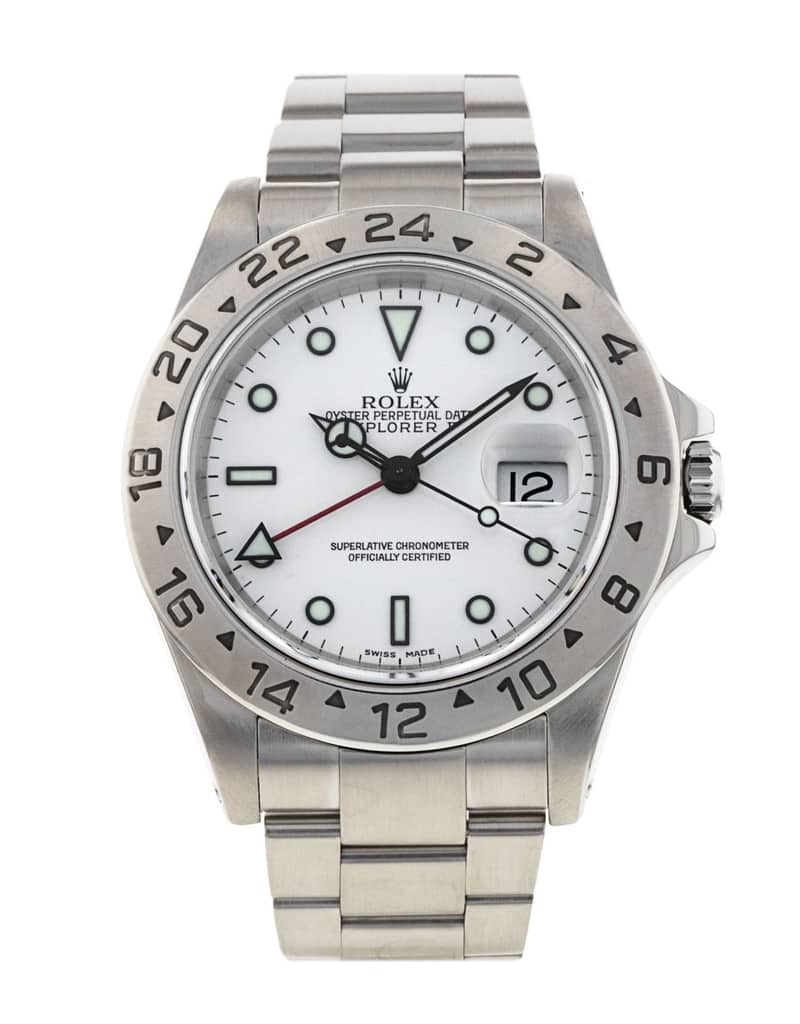 Rolex Explorer II 16570, White dial, 40mm Oystersteel