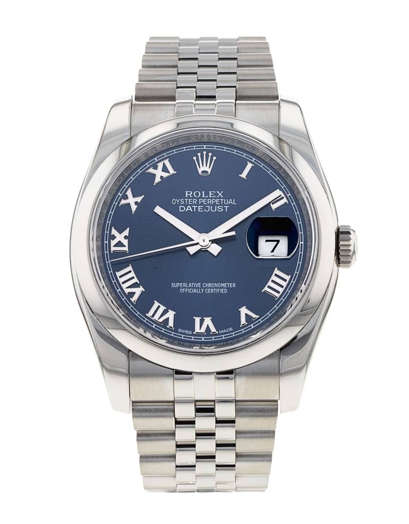 Rolex Datejust 116200, Blue dial, 36mm Oystersteel