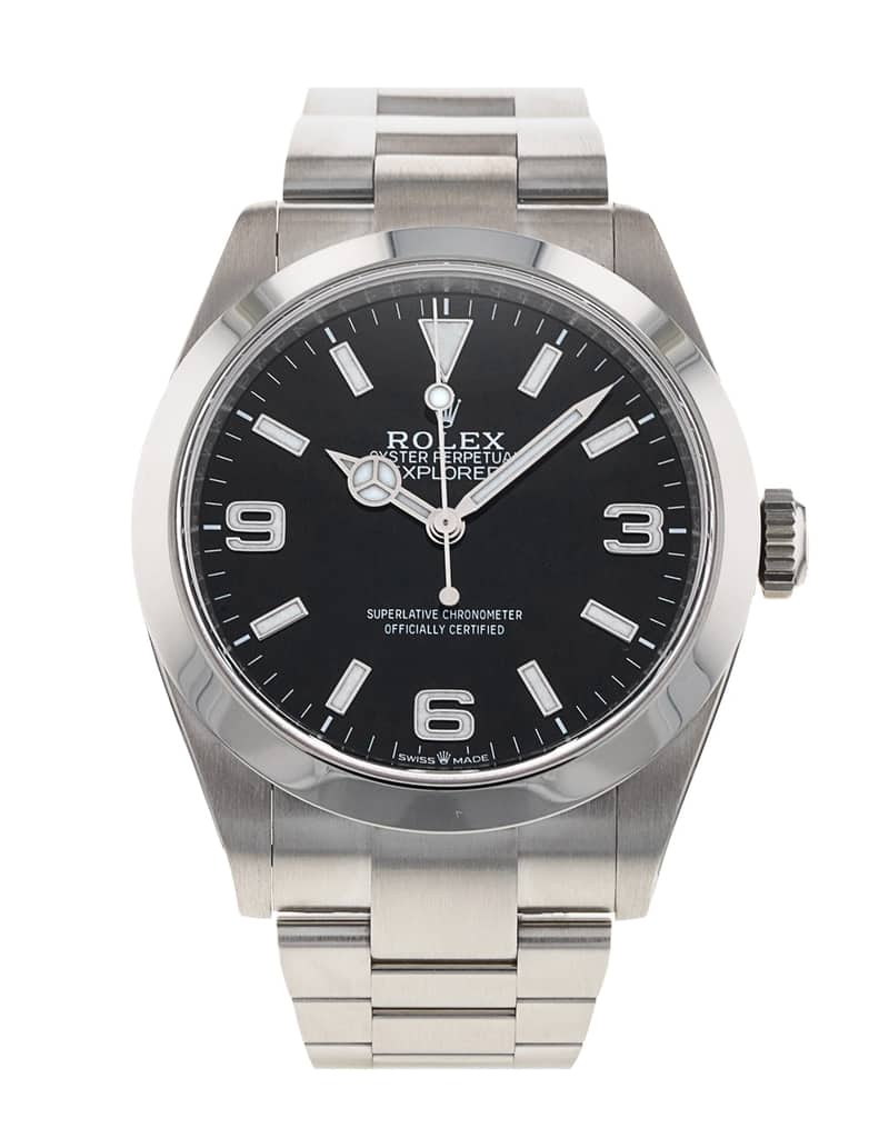Rolex Explorer 224270, Black dial, 40mm Oystersteel