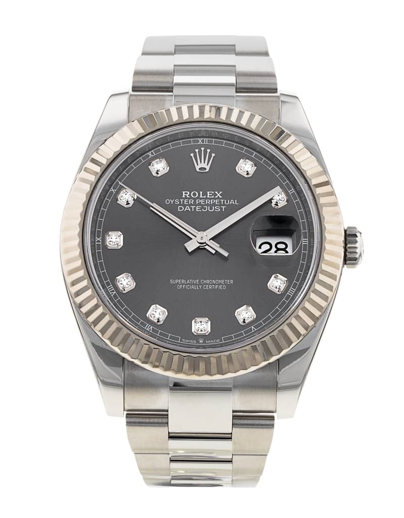 Rolex Datejust 126334, Slate dial, 41mm Steel & White Gold