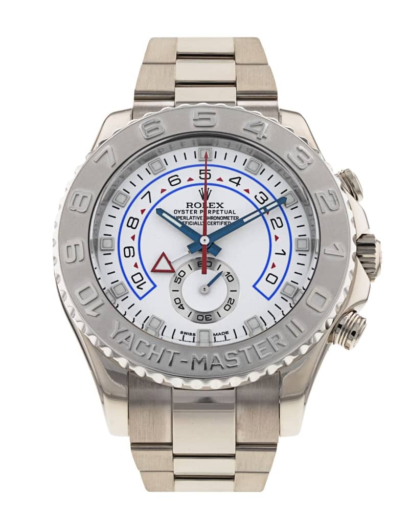 Rolex Yacht-Master 116689, White dial, 44mm White Gold