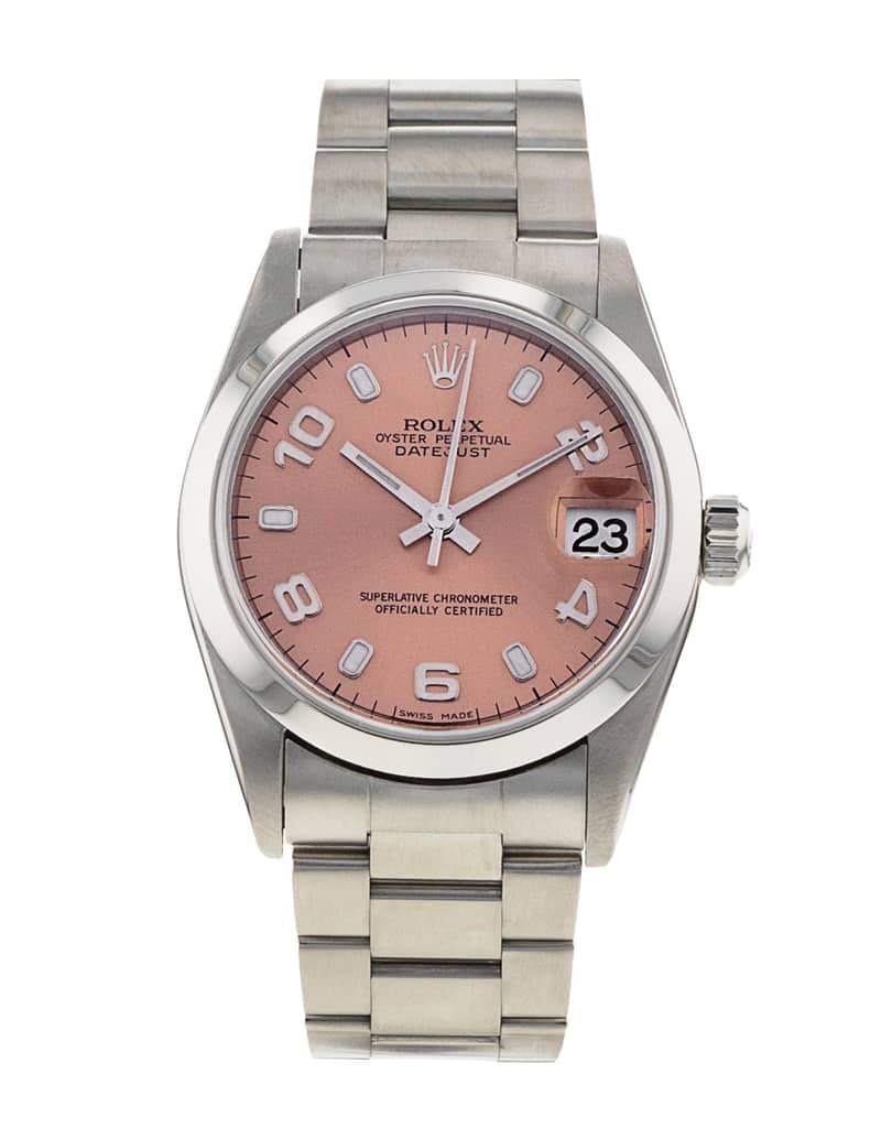 Rolex Datejust 78240, Pink dial, 31mm Oystersteel