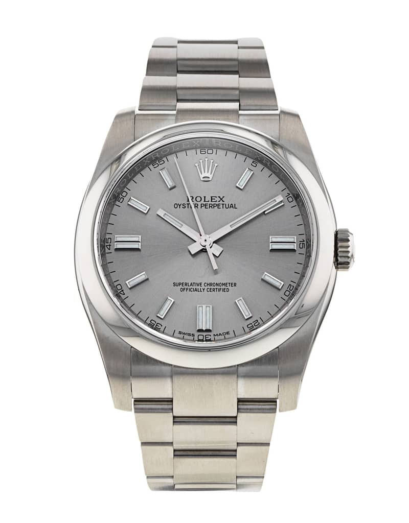 Rolex Oyster Perpetual 116000, Silver dial, 36mm Oystersteel