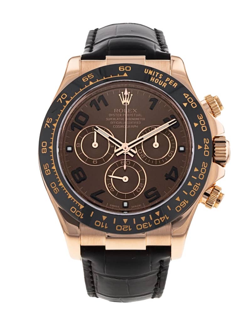 Rolex Cosmograph Daytona 116515 LN, Brown dial, 40mm Everose Gold