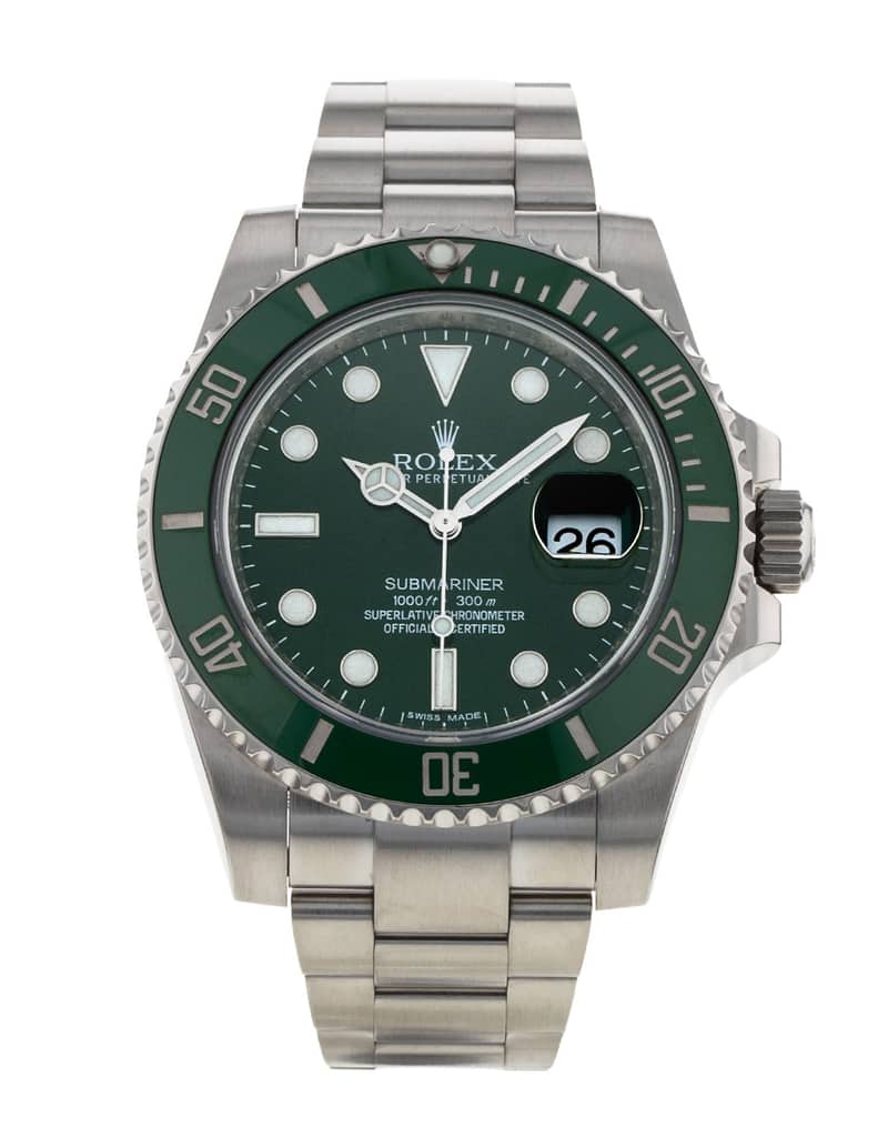 Rolex Submariner 116610 LV, Green dial, 40mm Oystersteel