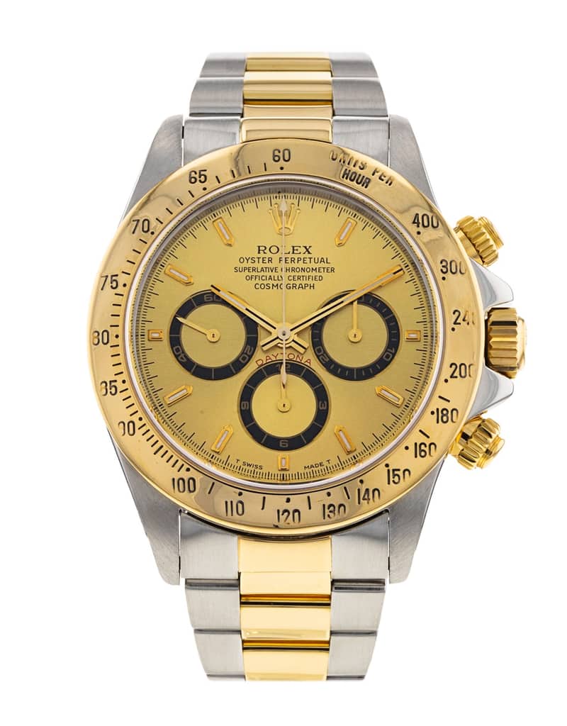 Rolex Cosmograph Daytona 16523, Champagne dial, 40mm Steel & Yellow Gold