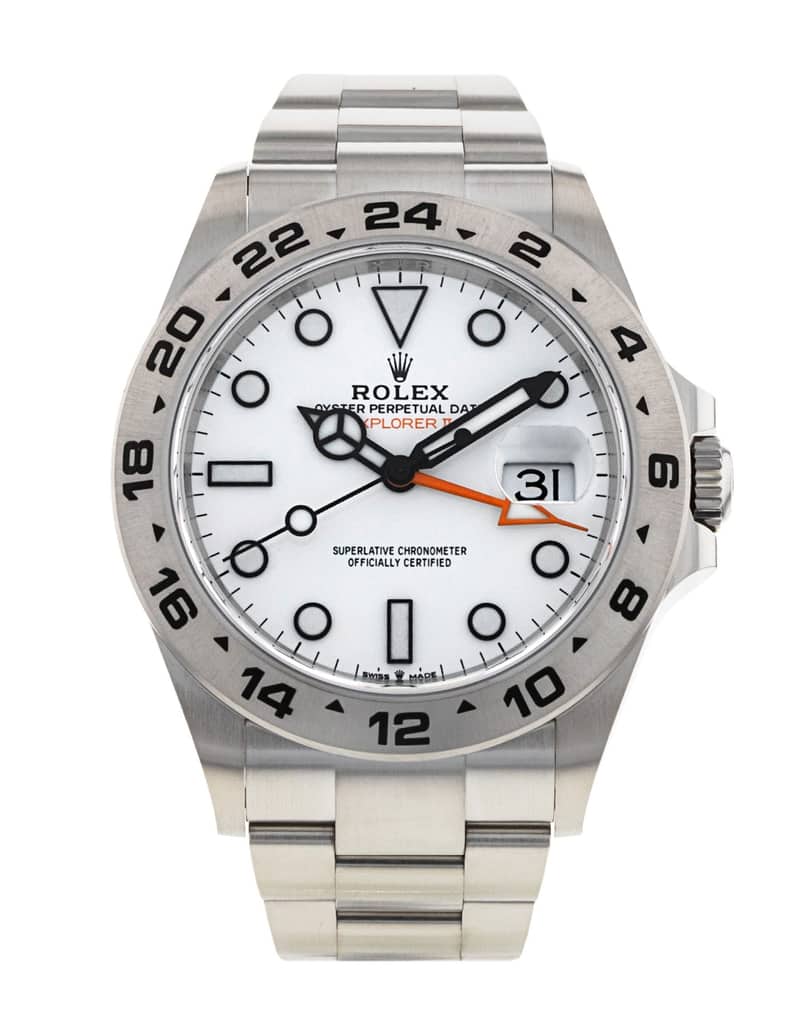 Rolex Explorer II 216570, White dial, 42mm Oystersteel