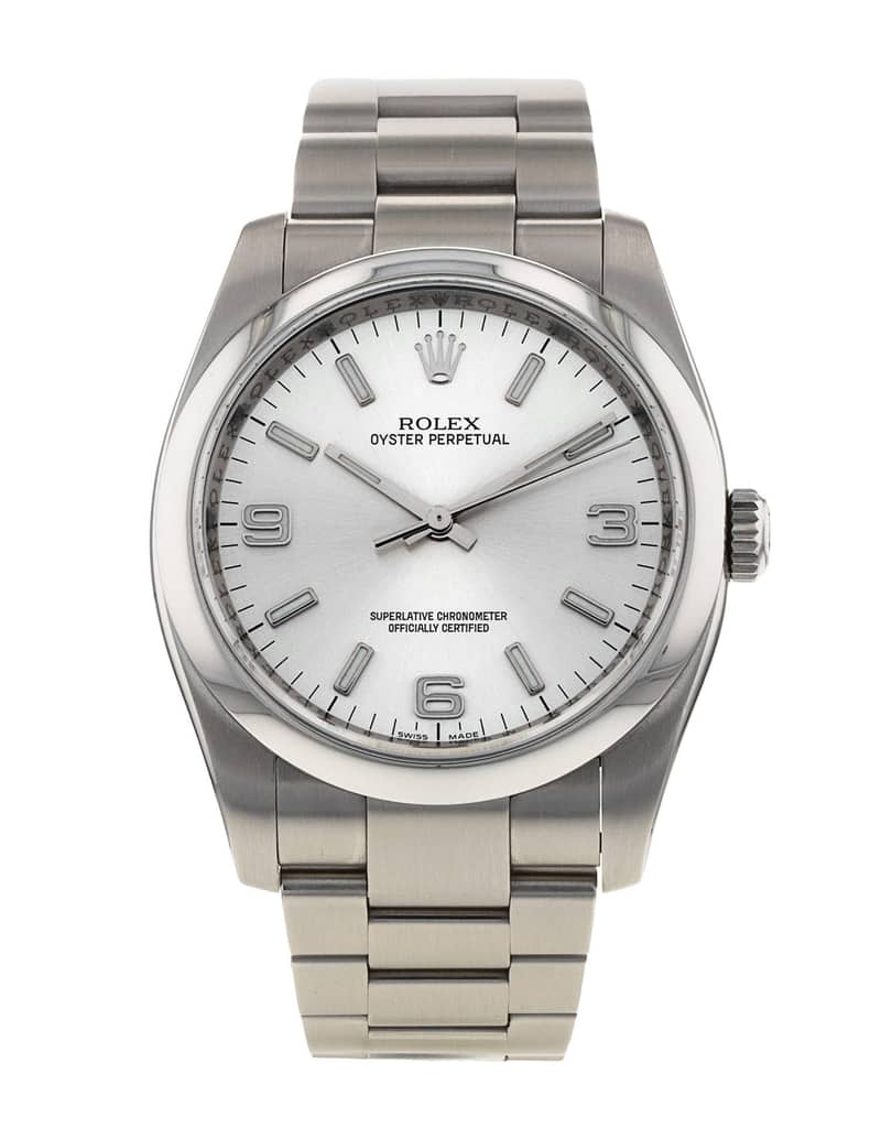 Rolex Oyster Perpetual 116000, Silver dial, 36mm Oystersteel