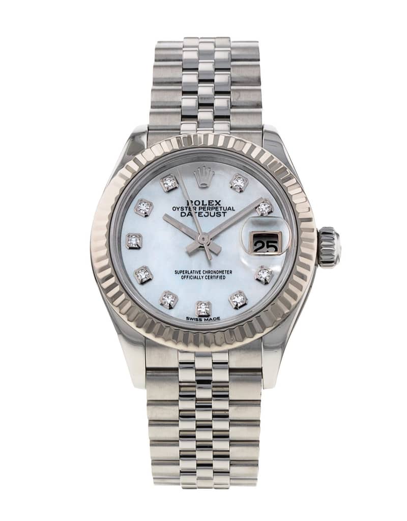 Rolex Lady-Datejust 279174, Mother-of-Pearl dial, 28mm Steel & White Gold