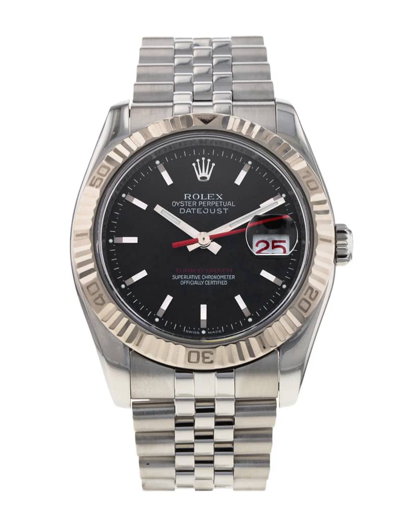 Rolex Datejust 116264, Slate dial, 36mm Steel & White Gold
