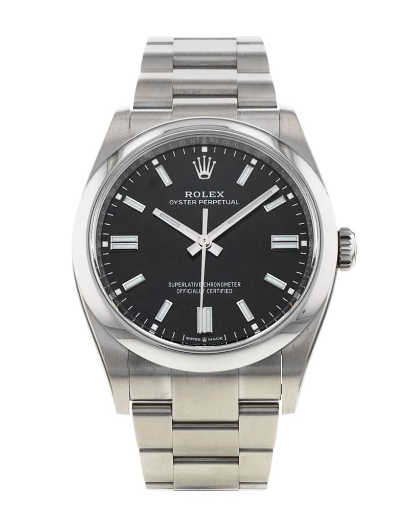Rolex Oyster Perpetual 126000, Black dial, 36mm Oystersteel