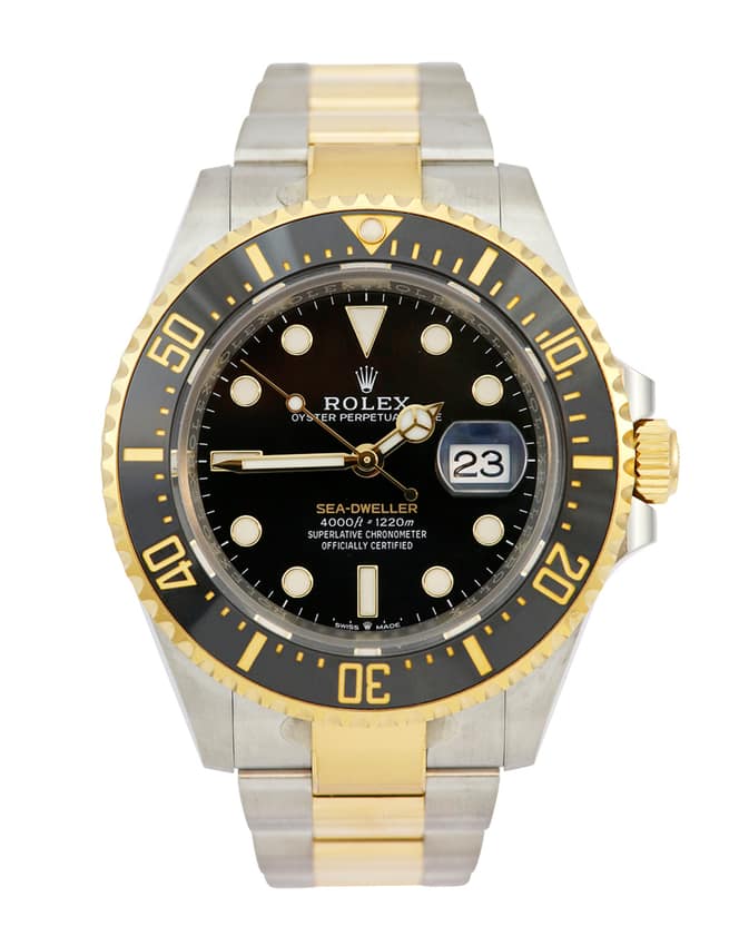Rolex Sea-Dweller 126603, Black dial, 43mm Steel & Yellow Gold