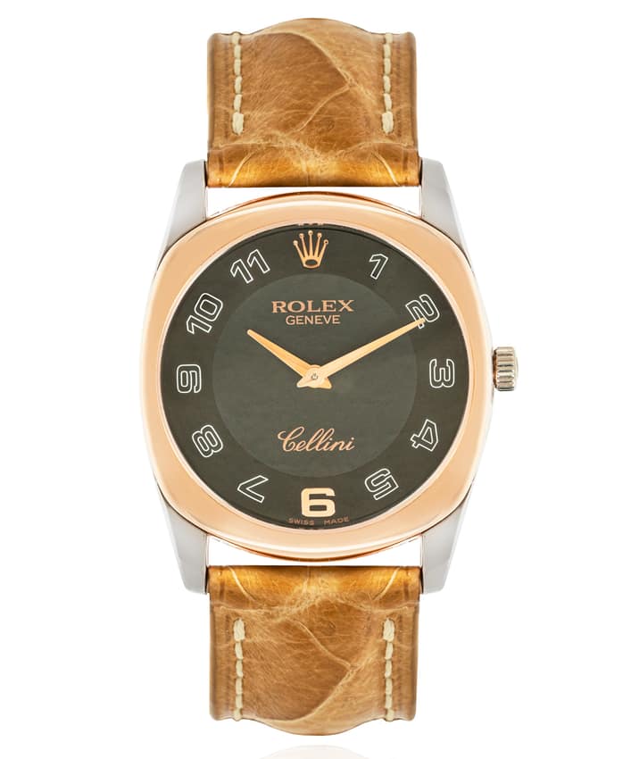 Rolex Cellini 4233, Slate dial, 33mm White Gold