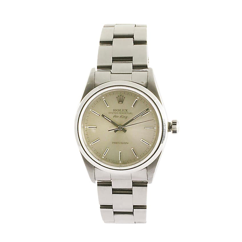 Rolex Air-King 14000, Silver dial, 34mm Oystersteel