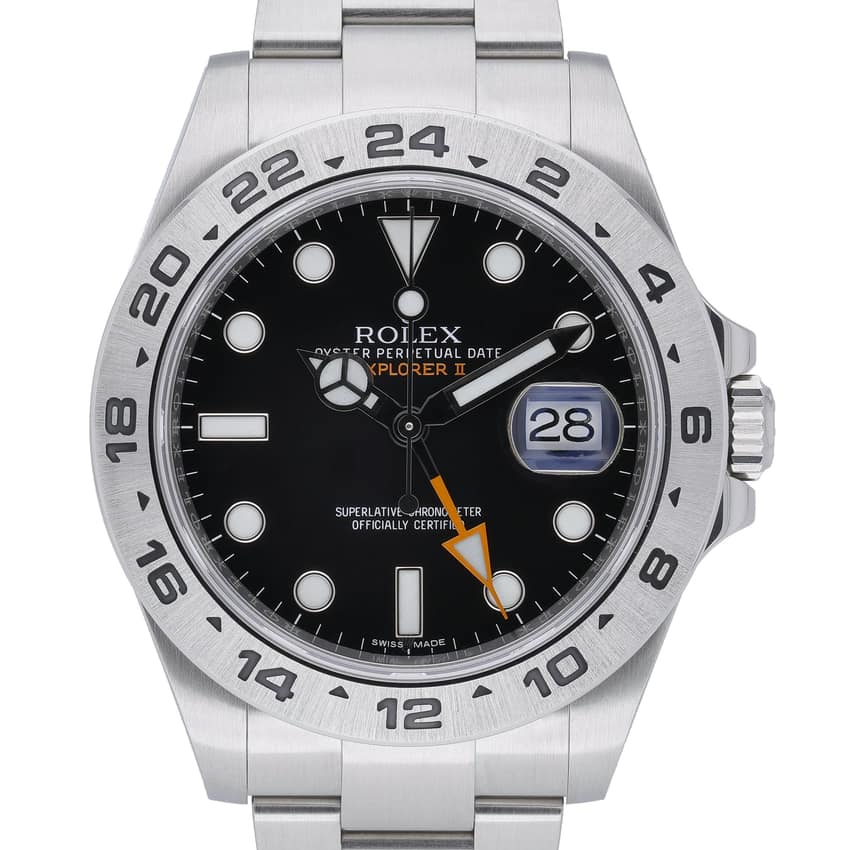 Rolex Explorer II 216570, Black dial, 42mm Oystersteel