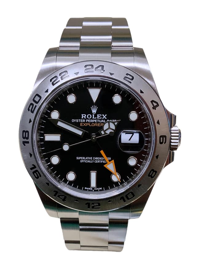 Rolex Explorer II 216570, Black dial, 42mm Oystersteel